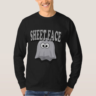 T-shirt Visage de fantôme d'humour d'Halloween