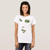 T-shirt visage de femme (Devant entier)