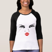T-shirt Visage de femmes (Devant)