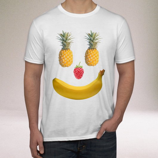 T-shirt Visage de fruits souriants