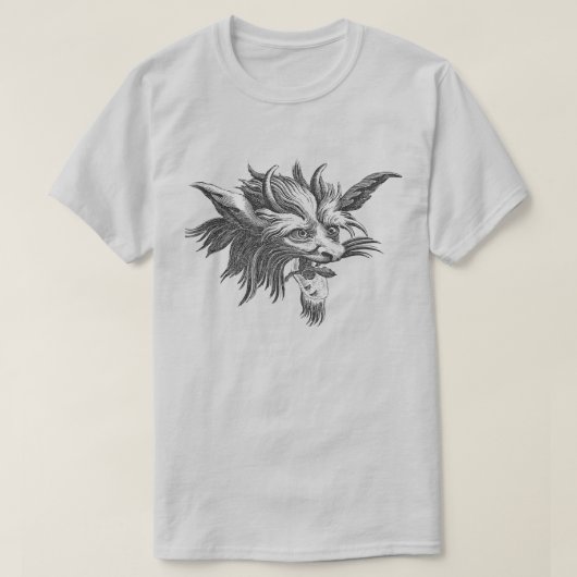 T-Shirt Visage de Gargouille (Design devant)