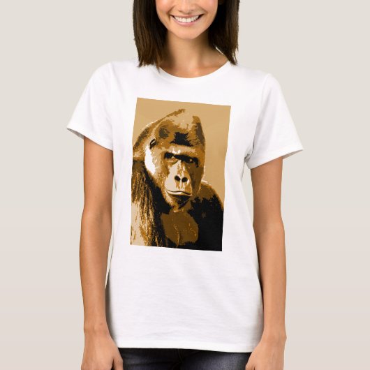 T-shirt Visage de Gorilla (Devant)