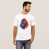 T-shirt visage de gorille (Devant entier)