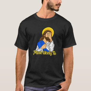T-shirt Visage de Jésus Facepalm Plus Susceptible De
