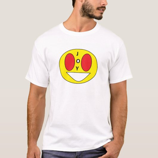 T-shirt Visage de joie (Devant)