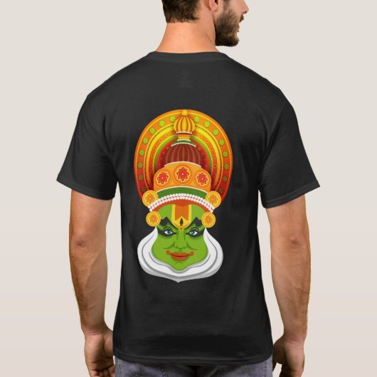 T-SHIRT VISAGE DE KATHAKALI (Dos)