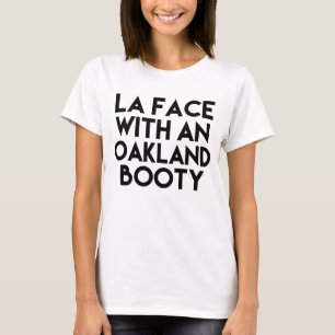 T-shirt Visage de LA avec une énonciation drôle de butin