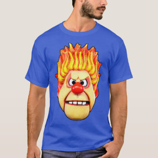 T-shirt Visage de la carte thermique