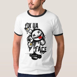 T-SHIRT VISAGE DE LA DIFFICULTÉ YA (RAYURE)