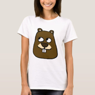 T-shirt Visage de la marmotte
