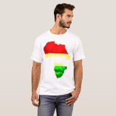 T-shirt Visage de l'Afrique (Devant entier)