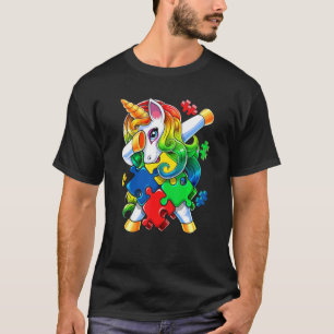 T-shirt Visage de licorne drôle Autisme Sensibilisation Ma