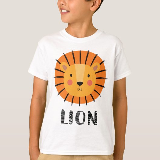 T-SHIRT VISAGE DE LION (Devant)