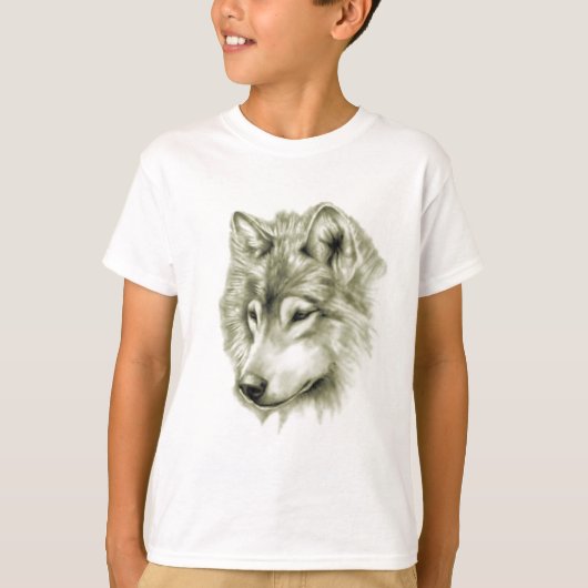 T-shirt Visage de loup (Devant)