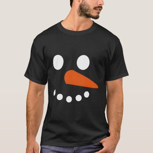 T-shirt Visage de neige (Devant)