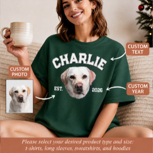 T-shirt Visage de photo de compagnie personnalisé pour mam