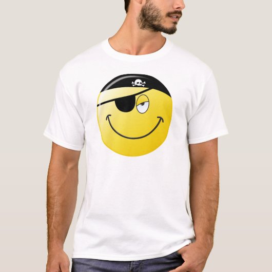T-shirt Visage de pirate (Devant)