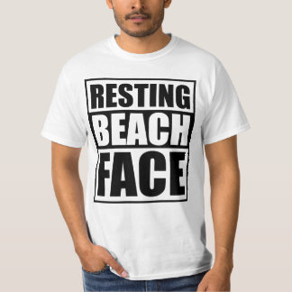T-shirt Visage de plage détendu et spirituel pour l'été vi