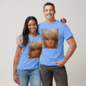 T-shirt Visage de poupée drôle Meme (Unisexe)
