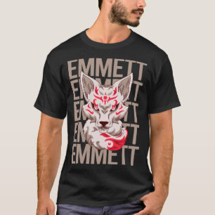 T-shirt Visage de Renard - Nom Emmett