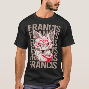 T-shirt Visage de Renard - Nom Francis