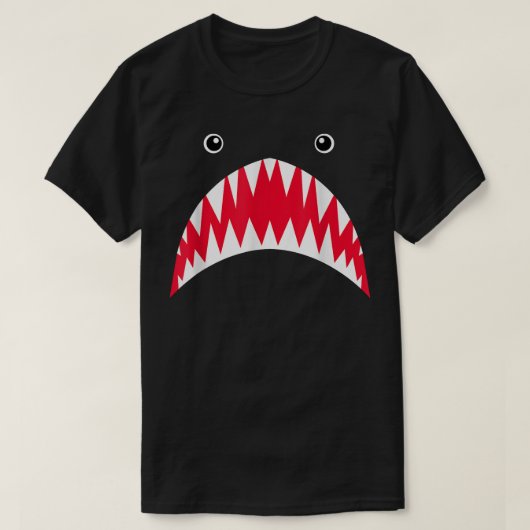 T-shirt Visage de requin (Design devant)