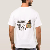 T-shirt Visage de Sorcière au Repos (Dos)