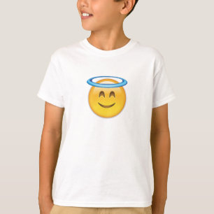 T-shirt Visage de sourire avec le halo Emoji
