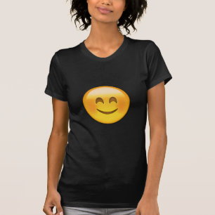T-shirt Visage de sourire avec les yeux de sourire Emoji