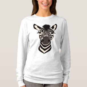 T-shirt Visage de zèbre