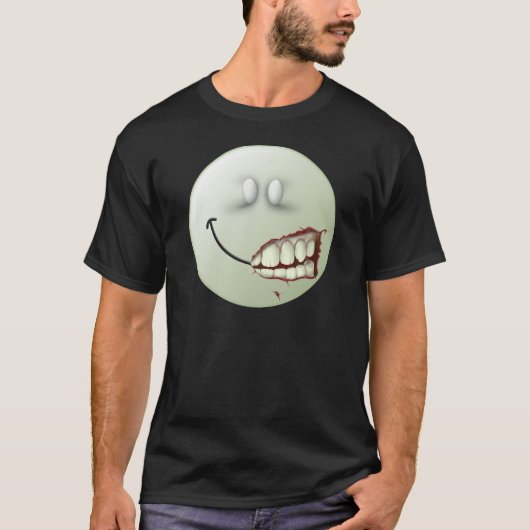 T-shirt Visage de zombi (Devant)