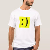 T-shirt Visage des textes d'ASCII (Devant)
