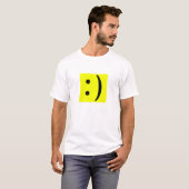 T-shirt Visage des textes d'ASCII (Devant entier)