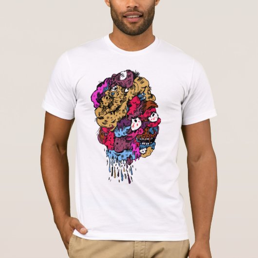 T-shirt visage d'essoreuse (Devant)