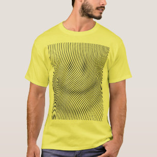 T-shirt visage d'illusion optique