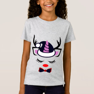 T-Shirt Visage doux de licorne