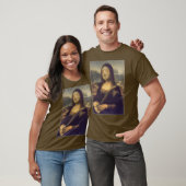 T-shirt Visage Drôle de Mona Lisa (Unisexe)