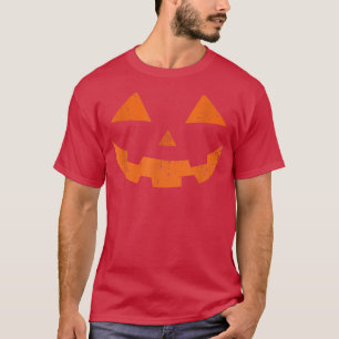 T-shirt Visage du Citrouille Jack-o'-lantern Scanner Hallo
