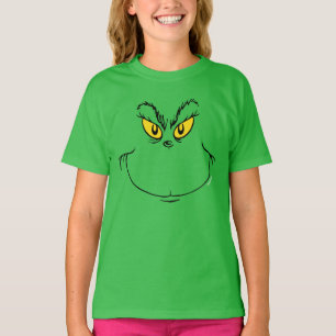 T-shirt Visage du Dr. Grinch qui vole Noël