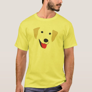 T-shirt Visage du laboratoire jaune