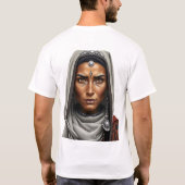 T-shirt Visage d'une femme tribale berbère (Dos)