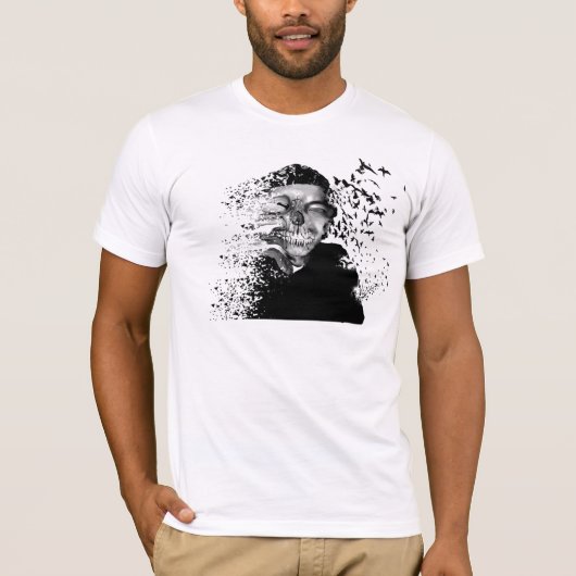 T-shirt Visage Effrayant (Devant)