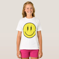 Visage Émoticône Jaune Éclair Emoji Yeux