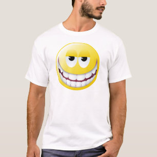 T-shirt Visage énorme de sourire