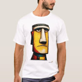 T-shirt Visage Expressionniste Abstrait | Symbolique Moder (Devant)