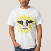Visage fou de vache