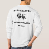 T-shirt visage, GEORGIMMA.COM, JIU JITSU (Dos)