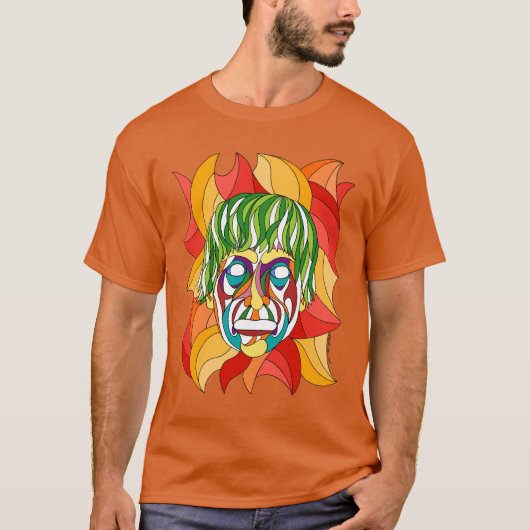 T-shirt Visage Grimace (Devant)