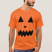 T-shirt Visage Halloween de citrouille (Devant)