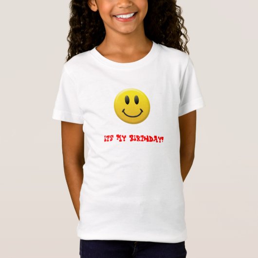 T-Shirt Visage heureux (Devant)